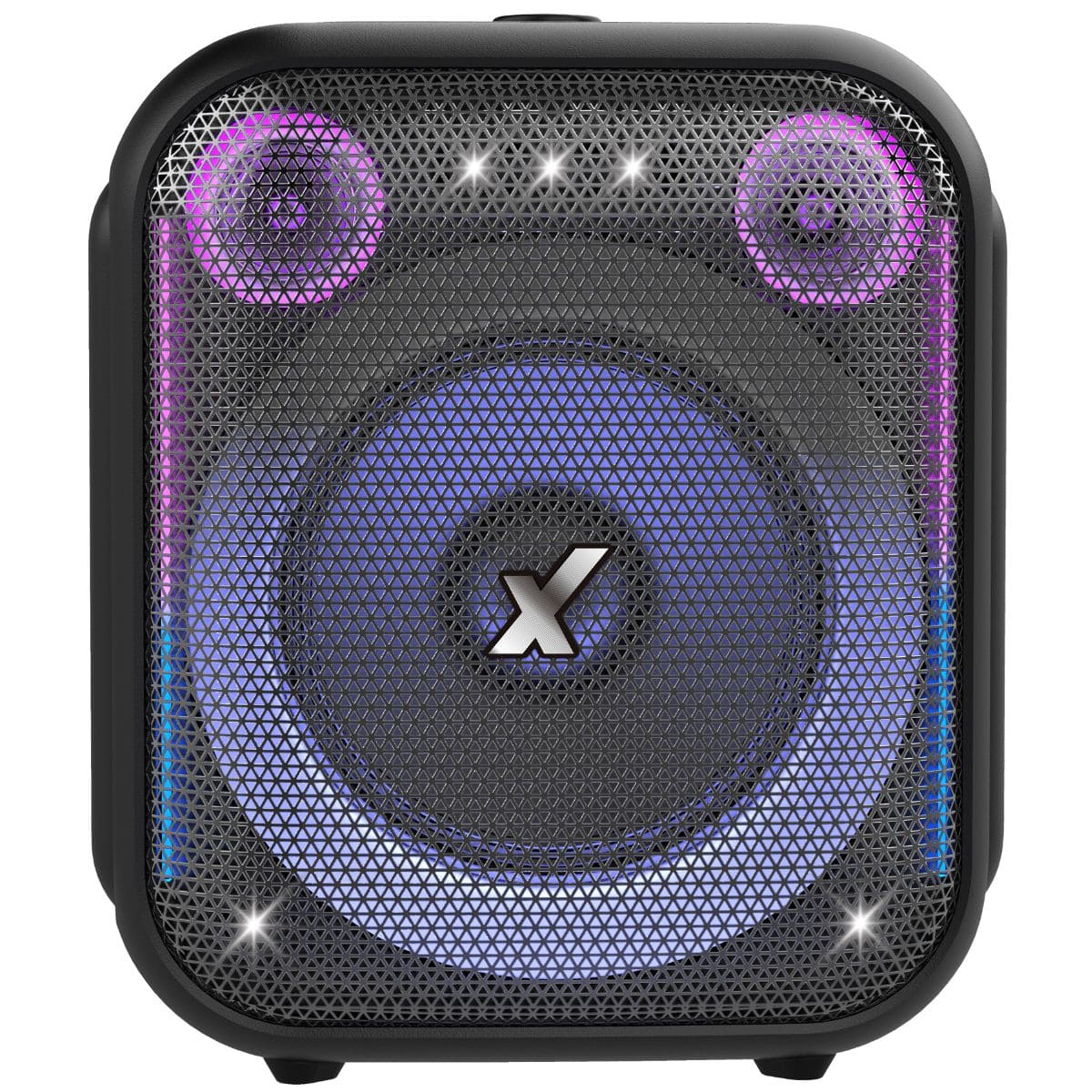 Caixa Amplif 410W Amvox ACA 410 NEON Woofer 6 Led BT USB Micro SD TWS Biv - Imagem 2