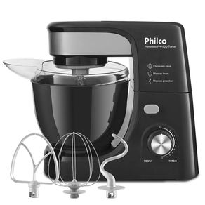 Batedeira Planetária Philco PHP500P Turbo 700W Preto 110V