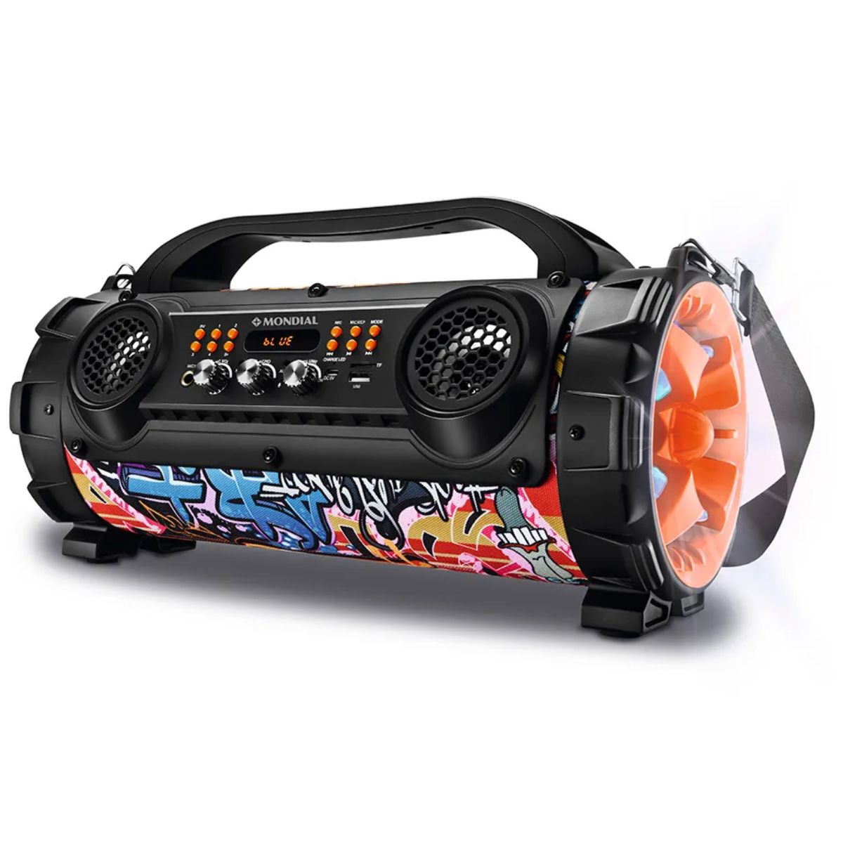 Caixa Amplif 100W Mondial Multi Connect Thunder Street MCO-08 Biv