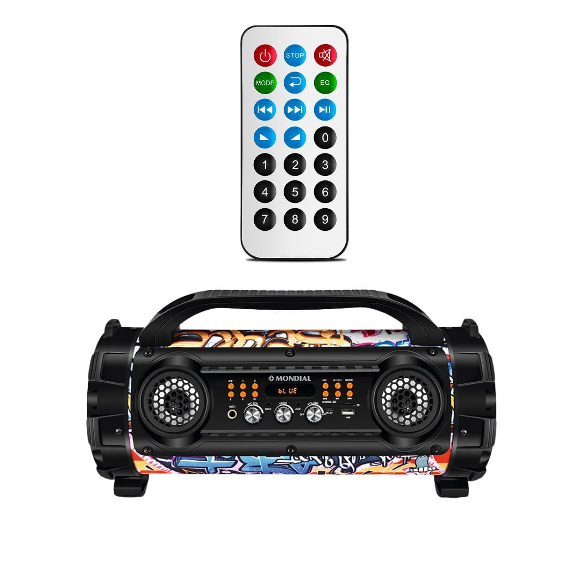 Caixa Amplif 100W Mondial Multi Connect Thunder Street MCO-08 Biv - Imagem 10