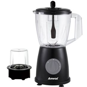 Liquidificador 600W 1,8L Amvox ALQ 600 2 Vel Black 110V
