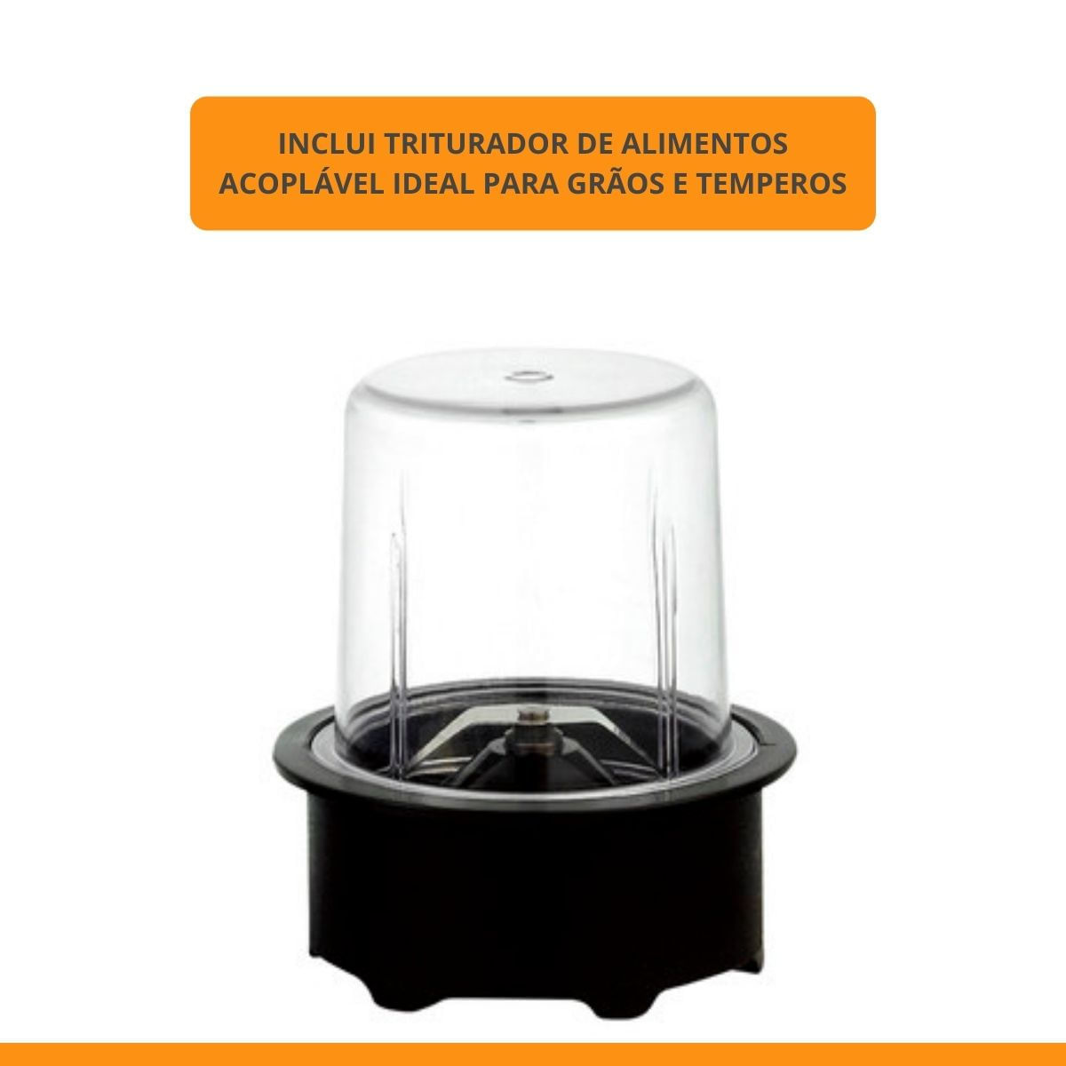 Liquidificador 600W 1,8L Amvox ALQ 600 2 Vel Black 110V - Imagem 14
