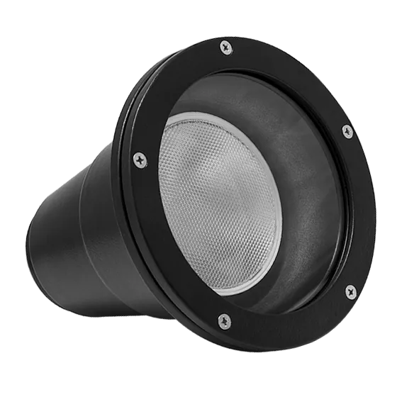 Projetor Embutir Para Solo P/Par 38 S/Grade Preto Ref.701.18 - Incolustre