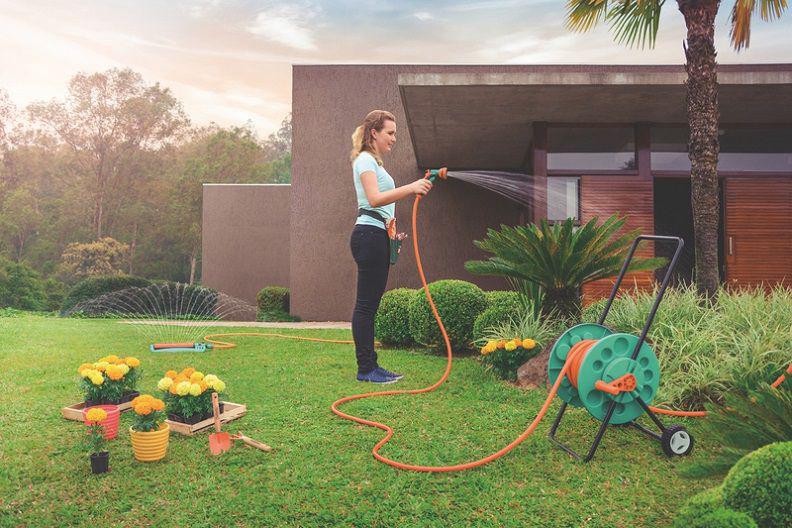 Mangueira Flexível Com Acessórios 25 M Laranja Tramontina - Imagem 3