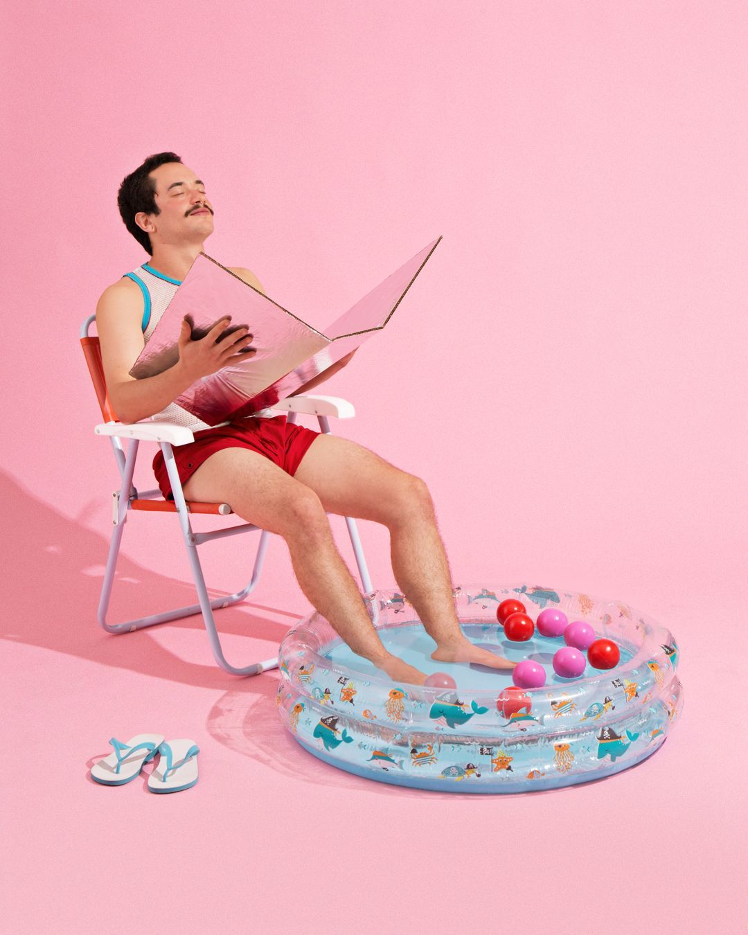 Banheira Inflável Fundo do Mar 90 Litros Mor - Imagem 2