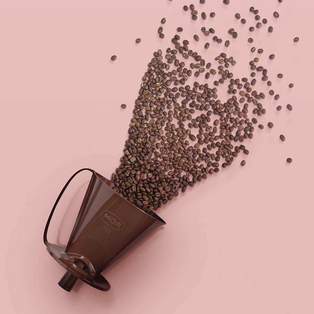 Suporte Marrom para Coador de Café 103 Mor - Imagem 2