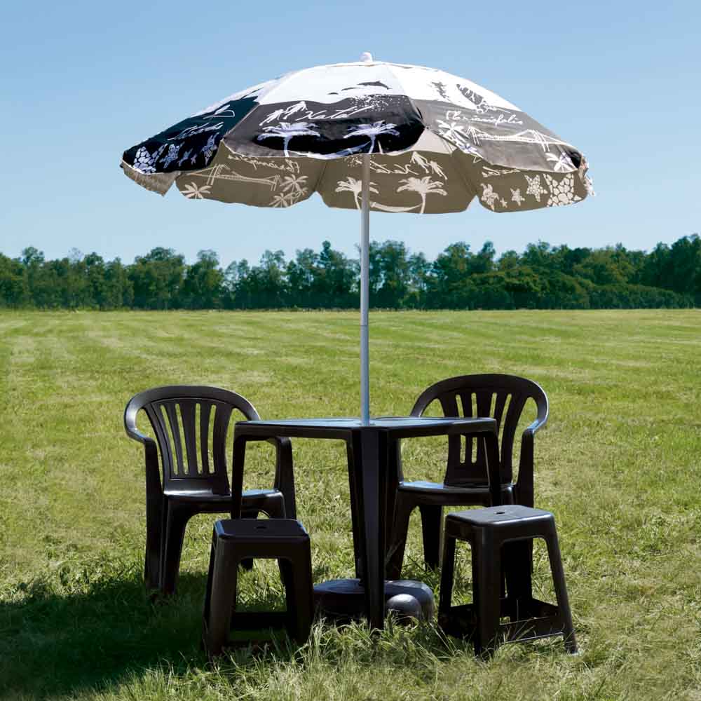 Banqueta Plastica Preta Mor - Imagem 5