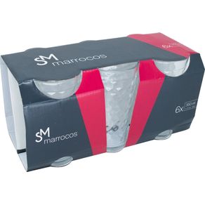 Jogo de Copos Long Drink Marrocos SM 350ml c/ 6 pçs 2645/260