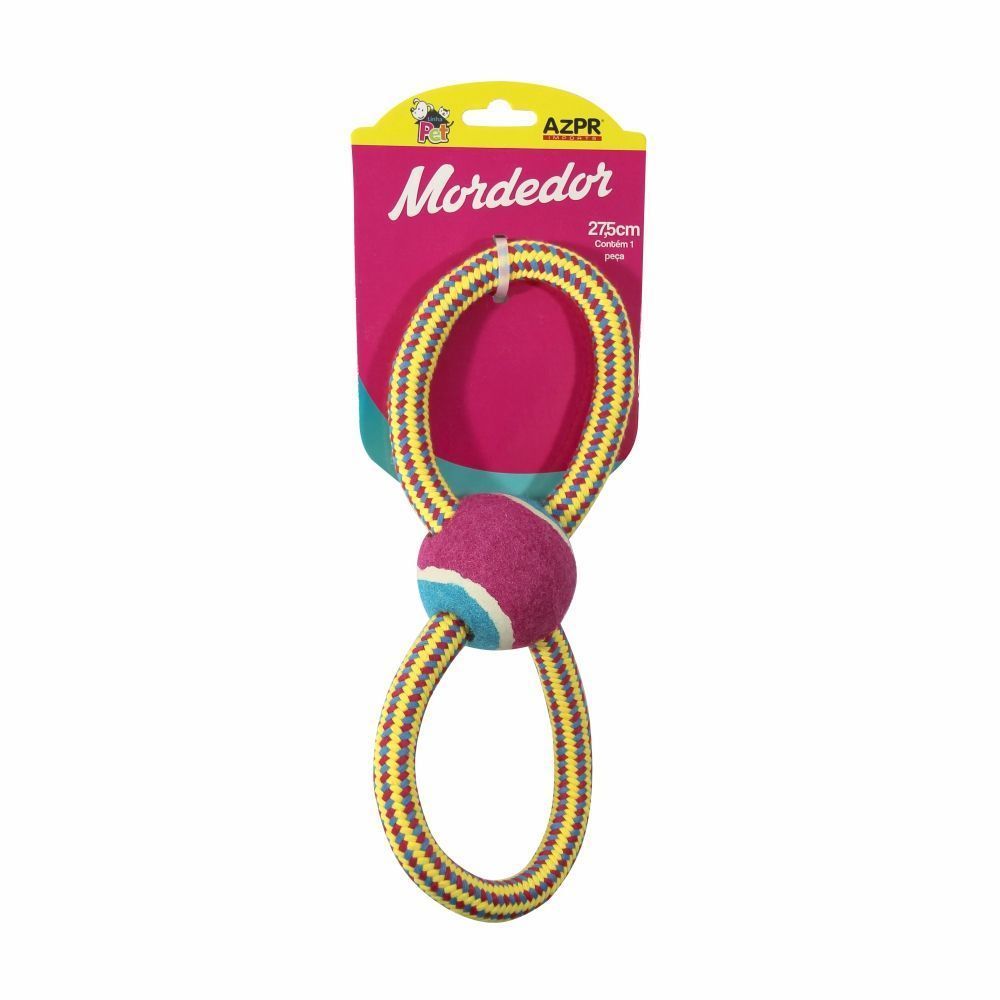 Mordedor Pet Corda Bolinha Azpr