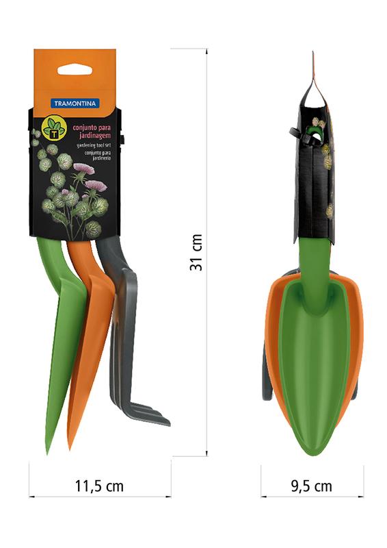 Conjunto P/ Jardim Cabo Plast. 3 Pçs Tramontina - Imagem 4