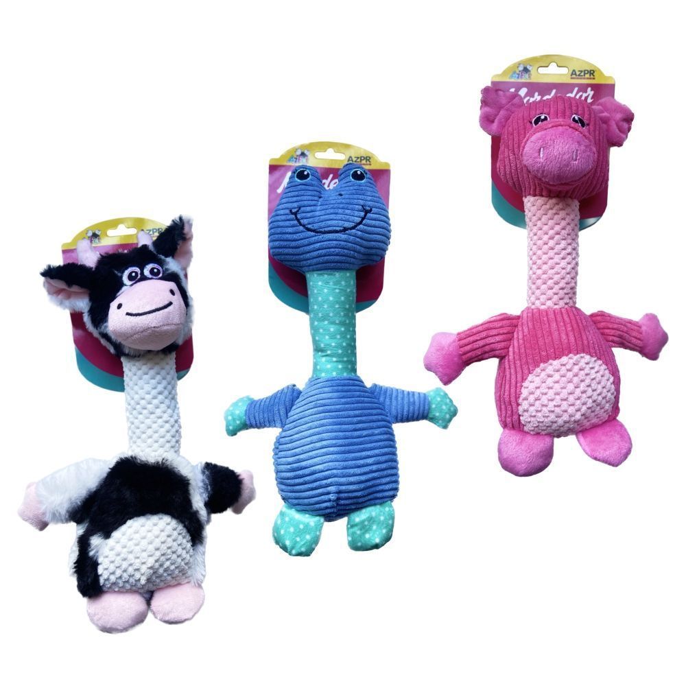 Mordedor Pet Pelúcia Pescoço Cor Sortida 35 Cm Azpr