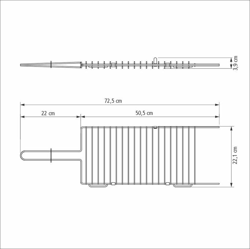 Grelha Churrasco Black Carbono Nitrocarbonetado Tramontina - Imagem 6