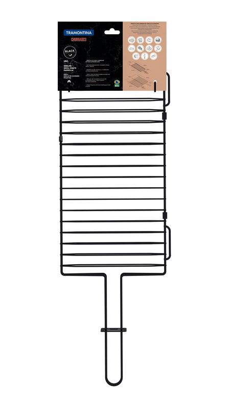 Grelha Churrasco Black Carbono Nitrocarbonetado Tramontina - Imagem 4