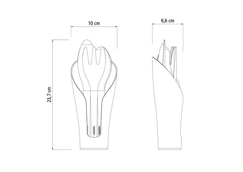 Kit Utensílios Para Vaso Cocoon Grafite Tramontina - Imagem 8