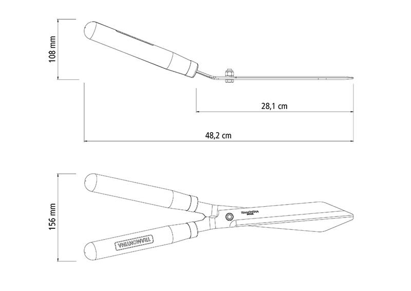 Tesoura Cerca Viva 12 Lamina Serrilhadas Tramontina - Imagem 8
