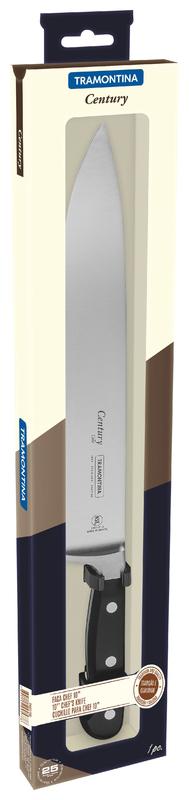 Faca Chef Tramontina Century Aço Inox 10" - Imagem 2