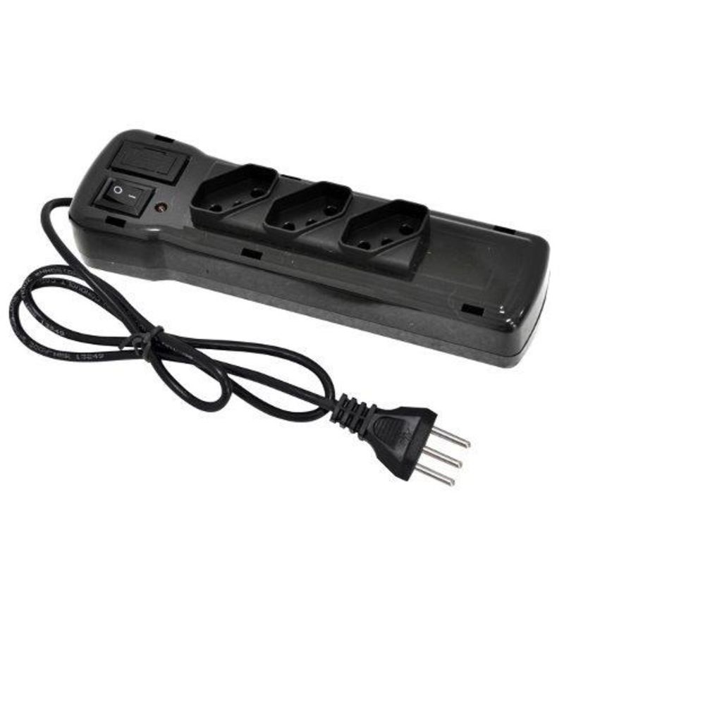 Filtro De Linha 3/T Preto - Fiolux