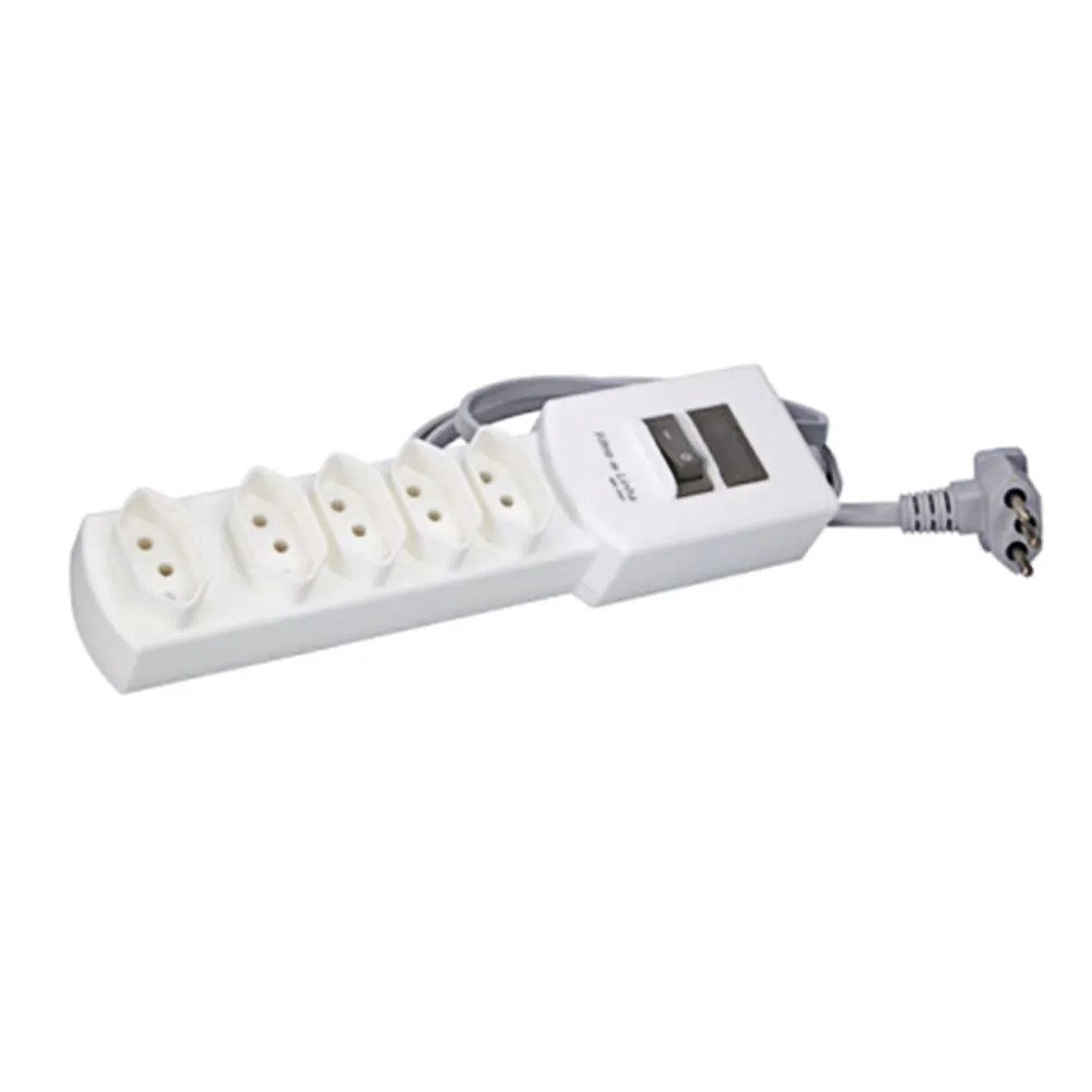 Filtro de Linha MG-3001 C/5 Tomadas 1,5mts 1 Novo ABNT – Margirius - Imagem 2
