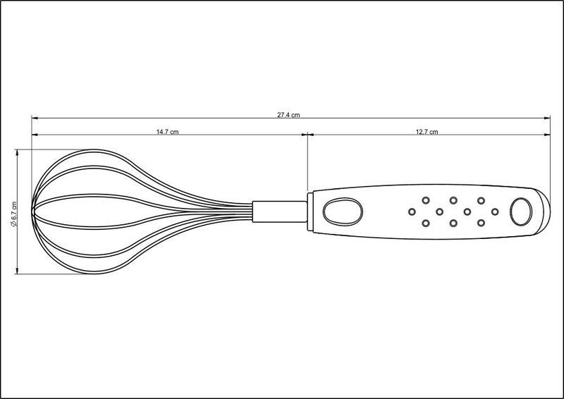 Batedor Manual Inox Utilitá - Imagem 3