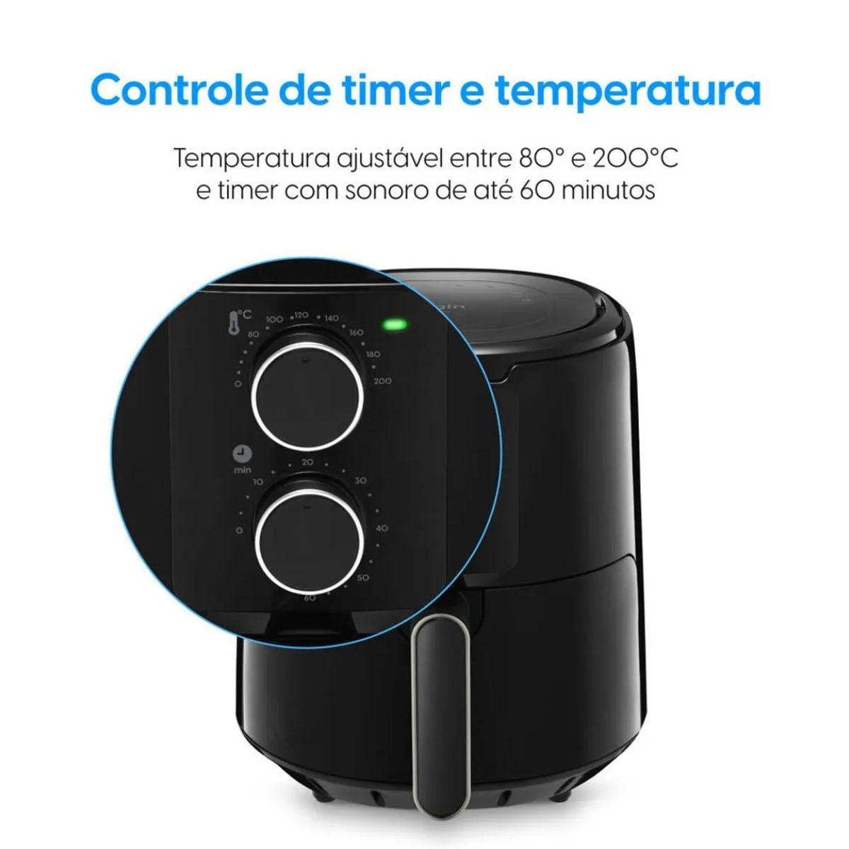 Air Fryer AFG40 Elgin Cube Fry 4,2L 1600W Black 110V - Imagem 15