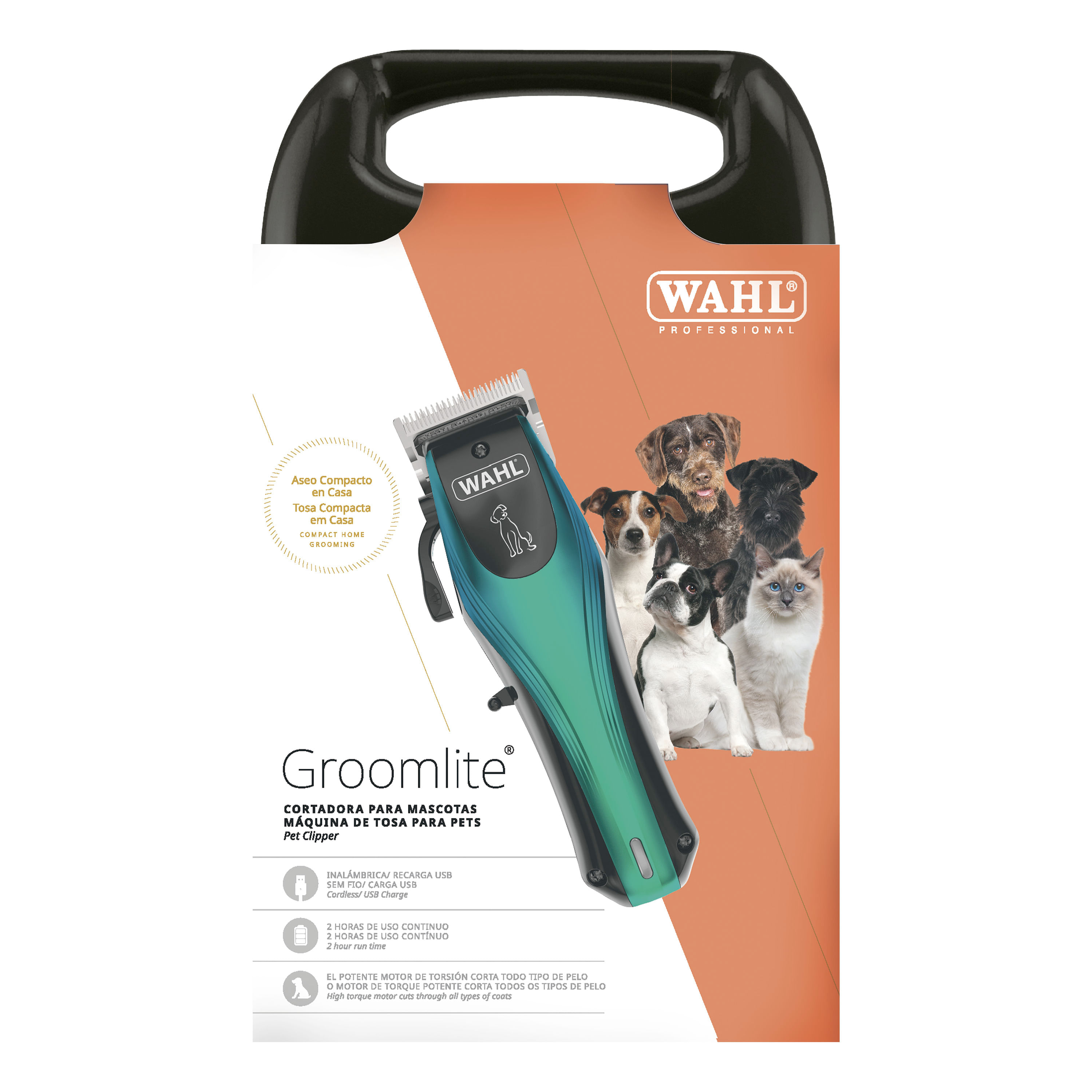 MÁQUINA DE TOSA WAHL GROOMLITE USB BIVOLT - Imagem 9