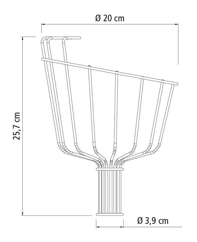 Colhedor de Frutas Grande em Aço sem Cabo Tramontina - Imagem 4