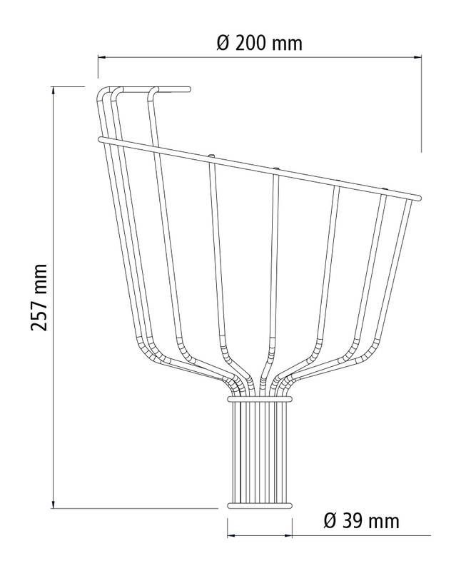 Colhedor de Frutas Grande em Aço sem Cabo Tramontina - Imagem 5