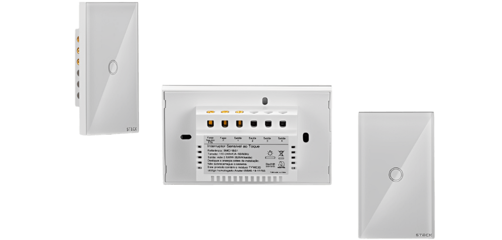 Interruptor Touch Wi-Fi Smarteck 4x2 4 Módulos – Steck - Imagem 4