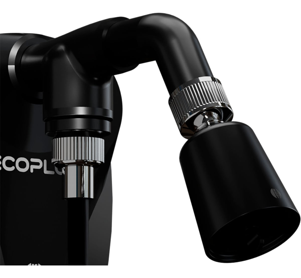 Ducha Eletrônica Ecoplus C/ Desviador 220V 7.500W Black Cód. 2840 – KDT - Imagem 4