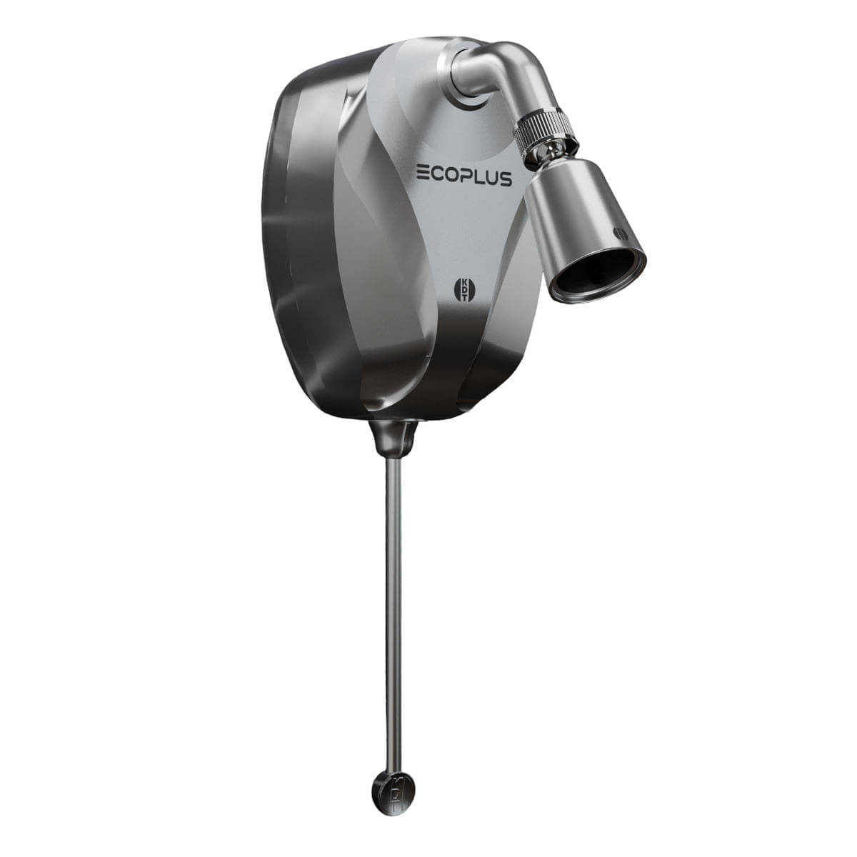 Ducha Eletrônica Ecoplus S/ Desviador 220V 7.500W Prata Cód. 2837 – KDT - Imagem 2