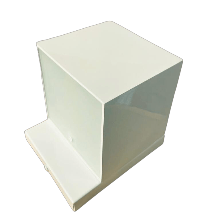 Arandela Quadrada Sofia 9cm Branca C/Vidro Ref.212 - Airoluz - Imagem 2