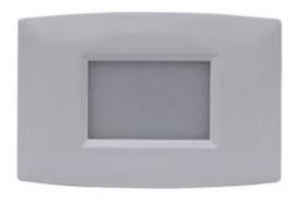 Arandela Balizador Emb.Interno 2X4 Led Branco BZ23-1LEDW – Abalux
