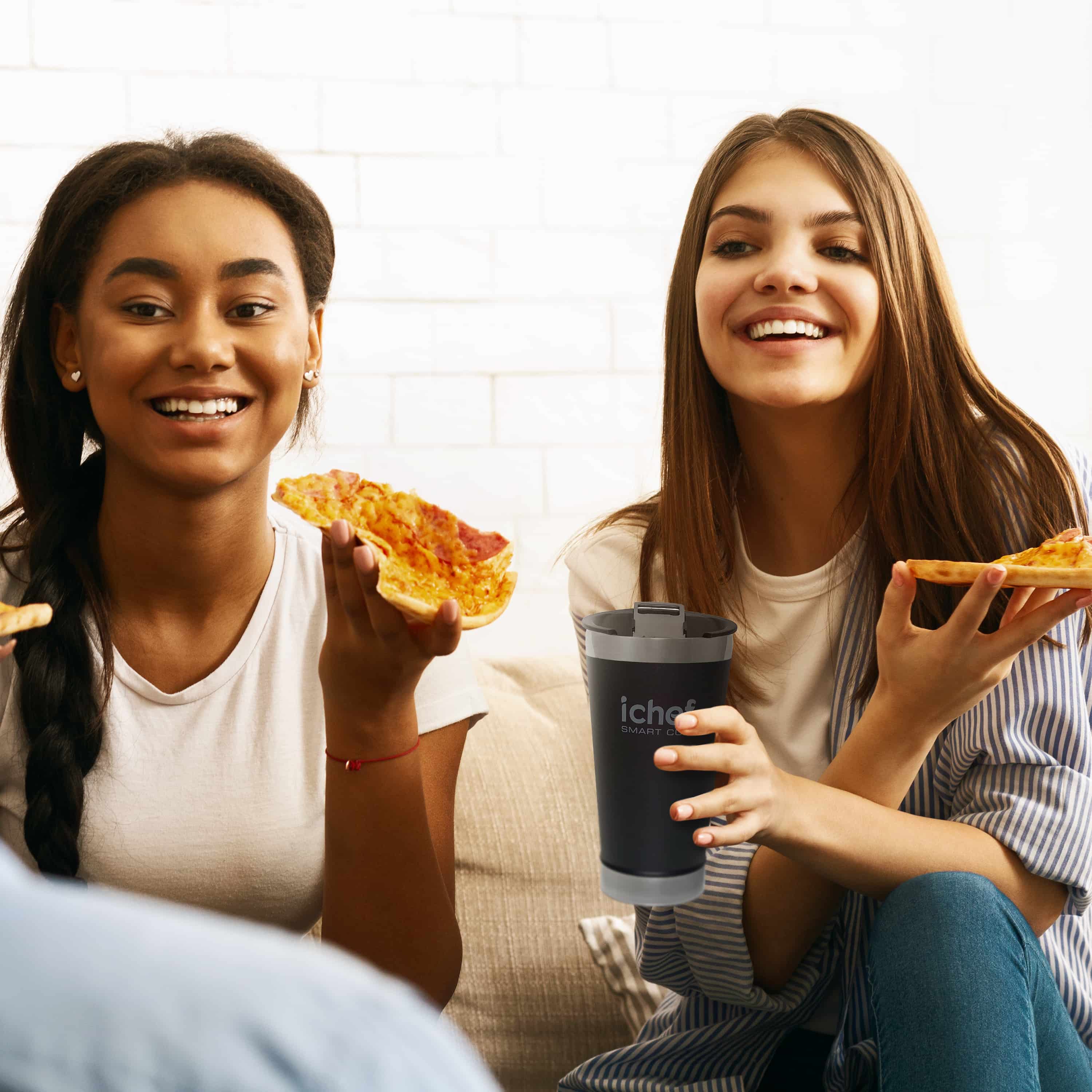 Copo Térmico Polishop Ichef Com Tampa Smart Cup 600 ml - Imagem 5