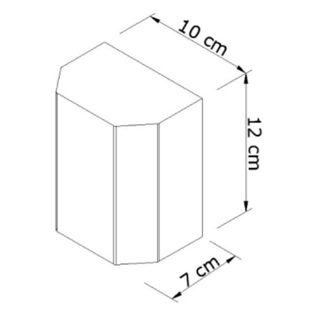 Arandela Sextavada Kasse Facho Ref.5377 - Metaldomado - Imagem 8