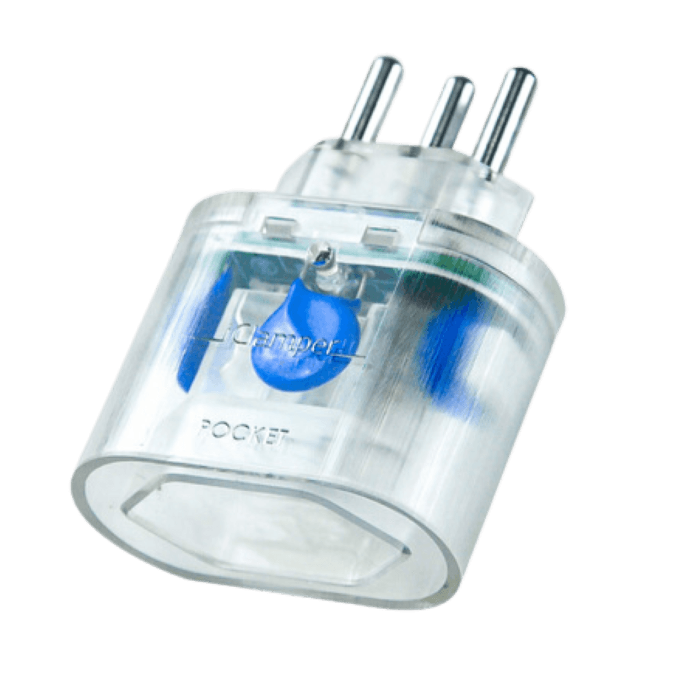 DPS IClamper Pocket  Proteção P/ Eletrônicos 2P+T 10A Transparente Ref. 010199 - Clamper
