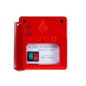 Botão Manual Para Acionamento Bomba De Incêndio 28961 - Segurimax Segurimax