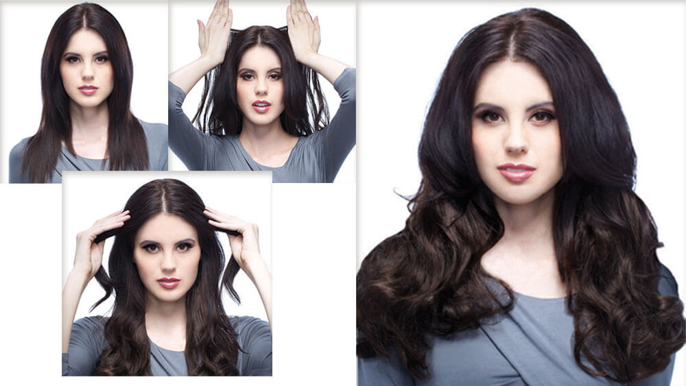 Aplique de Cabelo Preto - Secret Extensions - Polishop - Imagem 6
