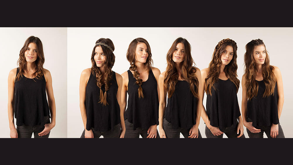 Aplique de Cabelo Preto - Secret Extensions - Polishop - Imagem 4