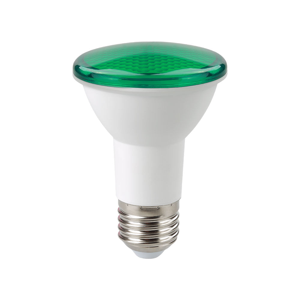 Lâmpada Led Par 20 4.8w Biv. 24g Verde E-27 350lms Ip65 Ref.Se-110.2014 - Save Energy - Imagem 2