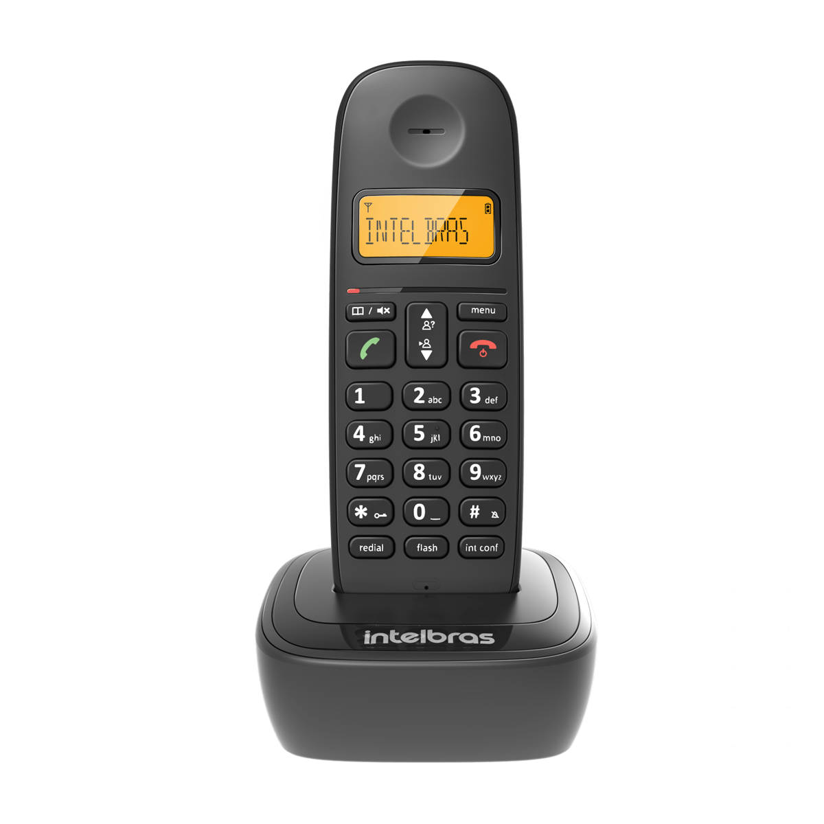 Telefone s/ fio TS 2510 preto 4122510 – Intelbras