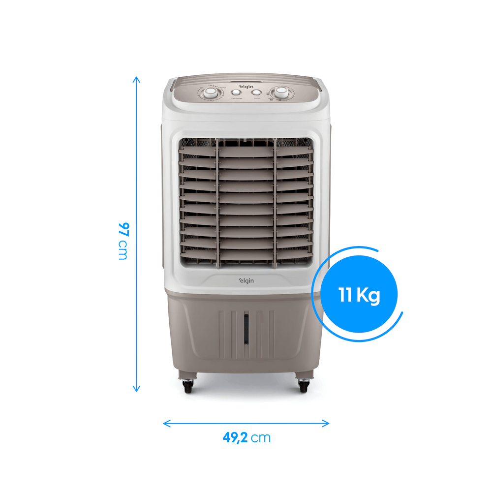 Climatizador Ar Big Air 45LTS 103W 127V Umidifica e Resfria Swing Automático e Manual Cód. FBFN45M1NA – Elgin - Imagem 2