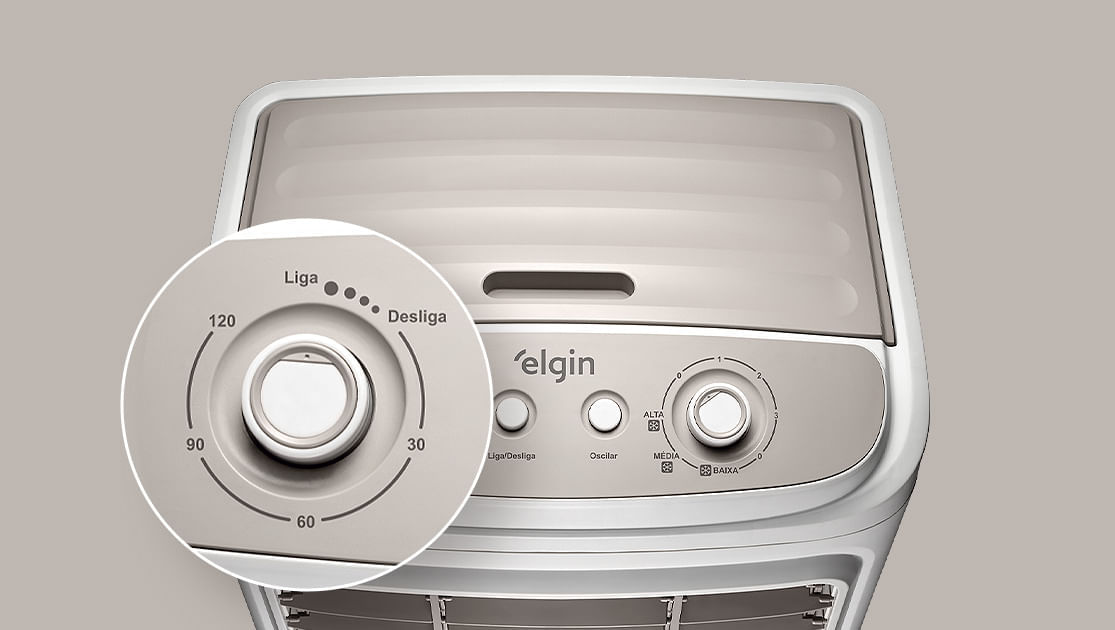 Climatizador Ar Big Air 45LTS 103W 127V Umidifica e Resfria Swing Automático e Manual Cód. FBFN45M1NA – Elgin - Imagem 3