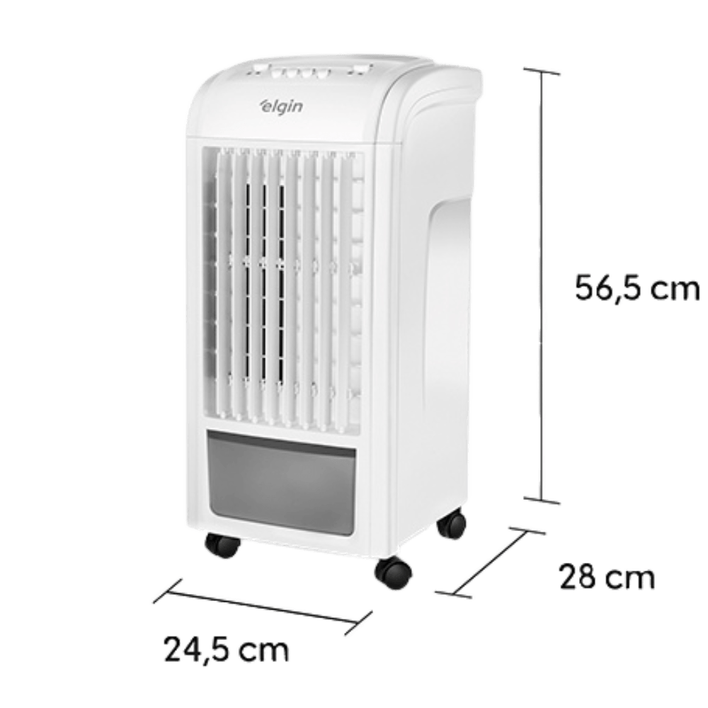 Climatizador Ar Portátil 3,5LTS 44W 127V 4 em 1 Resfria Ventila Umidifica e Purifica Cód. FSFN04N1IA – Elgin - Imagem 3