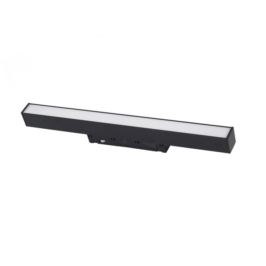 Difusor Led Focco P/Trilho Mag.48v 120º 12W 4000K 840LMS 30CM PT IRC90 Ref.3012 - Gaya