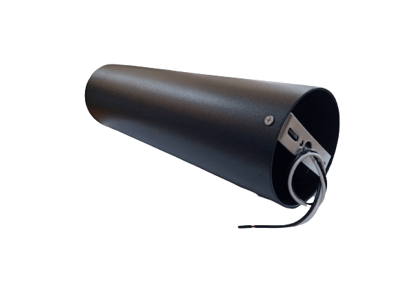 Plafon Sobrepor Bela Tubo Pt Fosco 76x260mm P/1gu-10 Ref.971 - Acend Iluminacao - Imagem 2