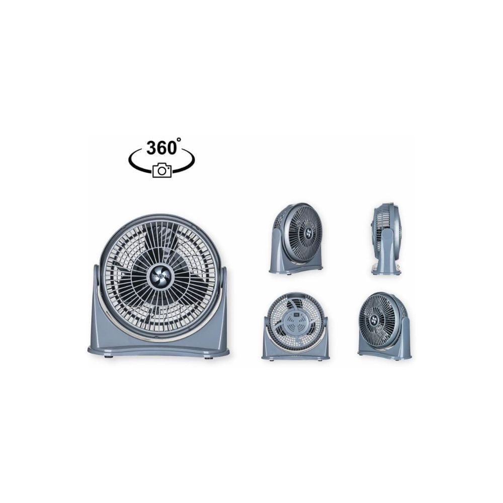 Circulador de Ar 25cm Ventimais 3 em 1 2 Vel Cinza/Prata 127v - Imagem 7