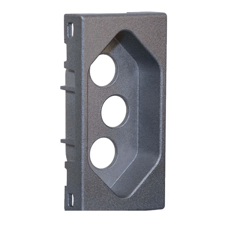 Tampa Tomada 2P+T 10A/20A Pial Vela Grafite Novo ABNT 685241 - Pial