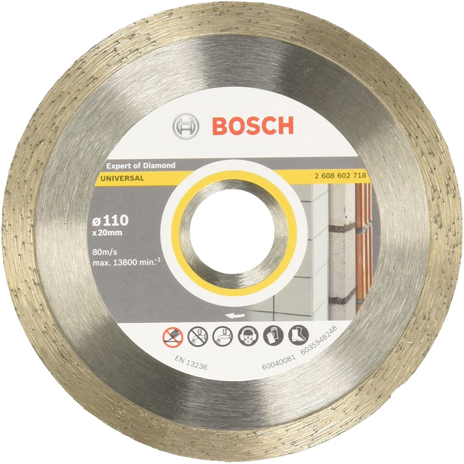 Disco Diamantado 4.1/2 Ref. 2608602718 UP Liso - Bosch