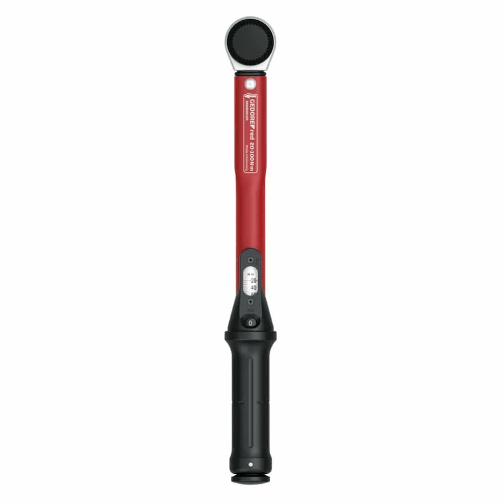 Torquímetro Estalo C/ Catraca Encaixe 1/2 60-300NM R68900300 Cod.3369942  - Gedore Red