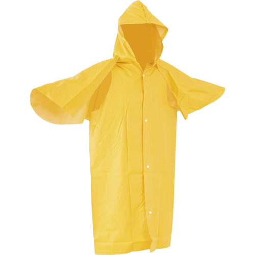 Capa Pvc Morcego C/Capuz Amarelo Gd - Capseg